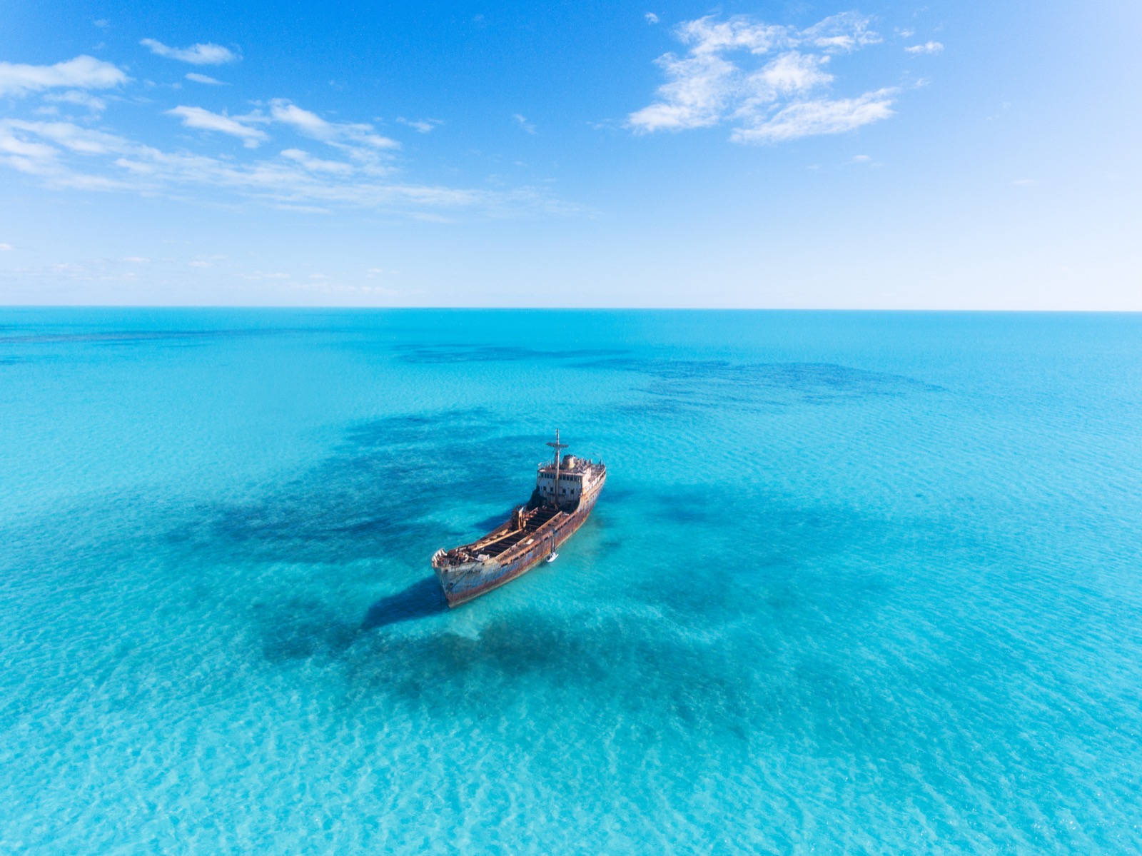 La Famille Express shipwreck in Turks and Caicos